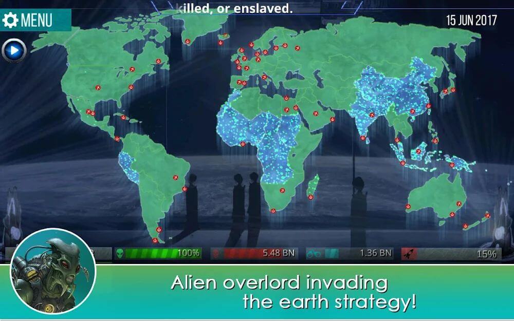 X-Core Galactic Plague Strategy screenshot 2
