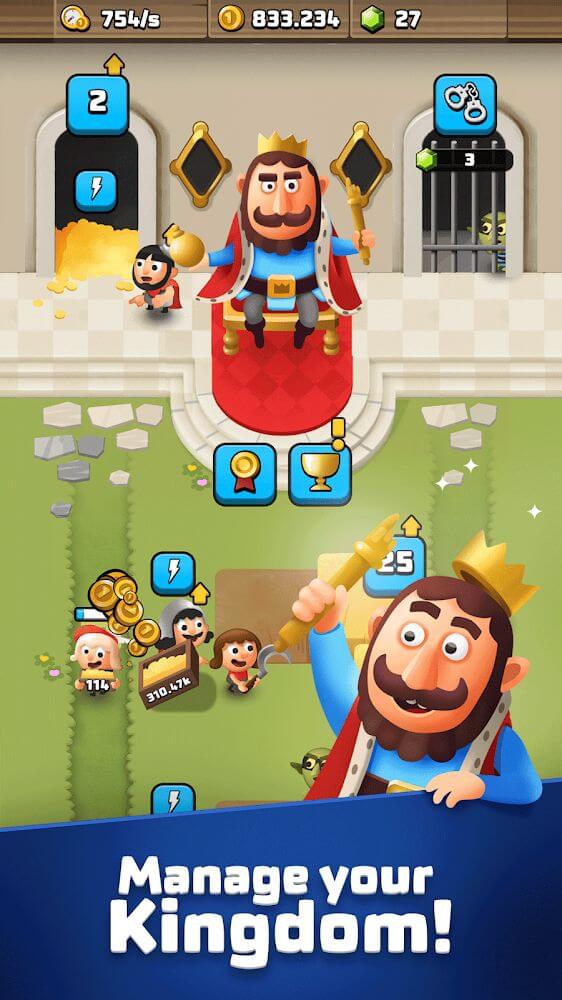 Idle King Clicker Tycoon Games screenshot 2
