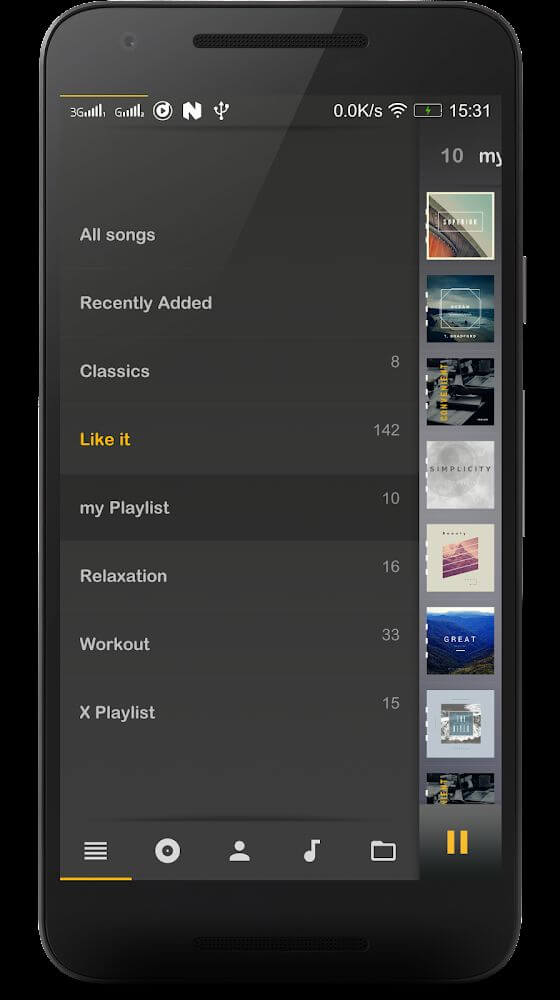 Music Player Mezzo screenshot 2