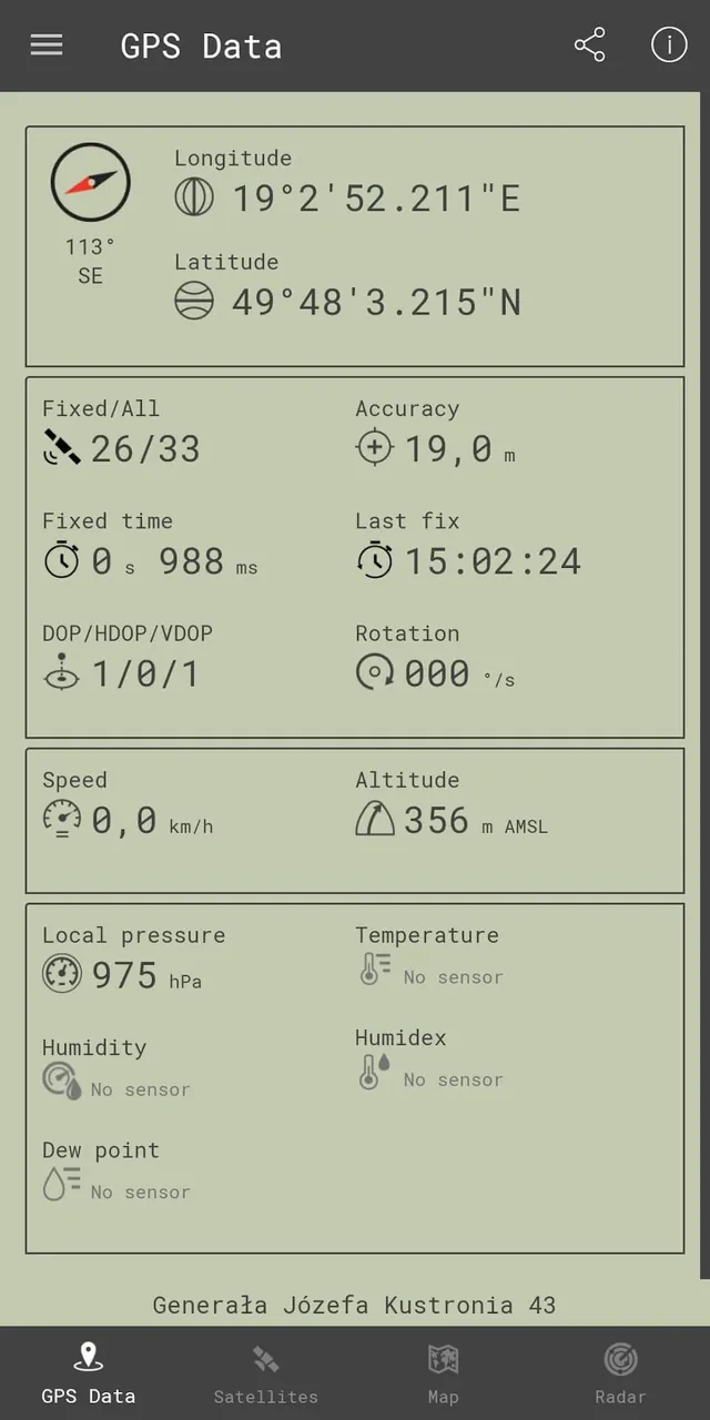 GPS Data screenshot 4