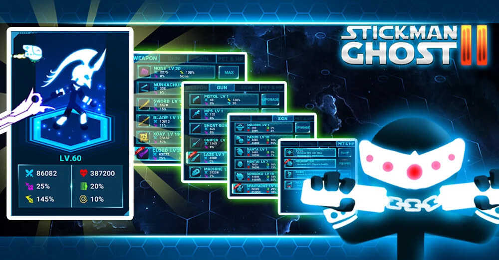 Stickman Ghost 2: Galaxy Wars screenshot 4
