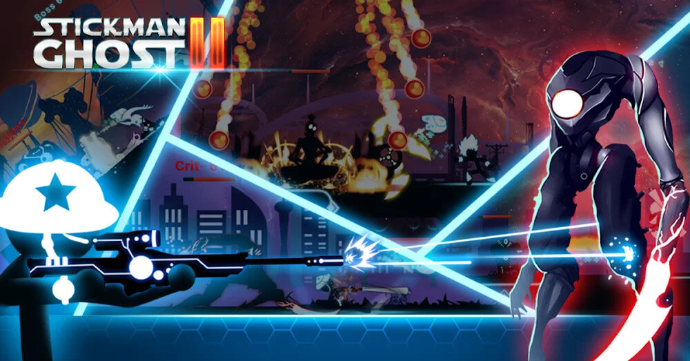 Stickman Ghost 2: Galaxy Wars screenshot 3