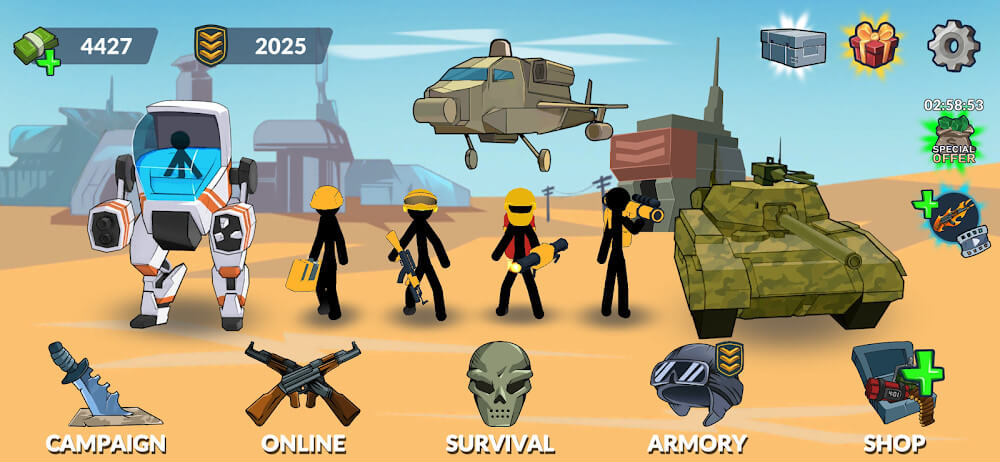 Stickman World Battle screenshot 2