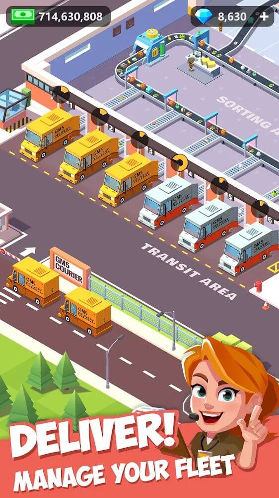 Idle Courier Tycoon screenshot 3