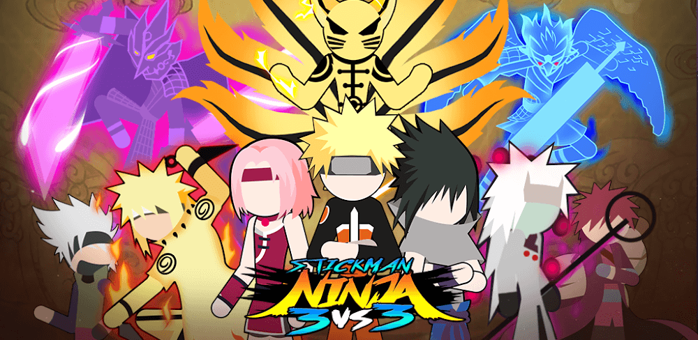 Stickman Ninja - 3v3 Battle Arena, screenshot 1
