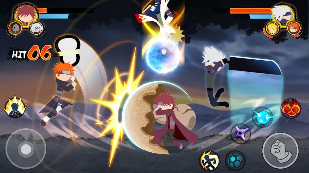 Stickman Ninja - 3v3 Battle Arena, screenshot 4