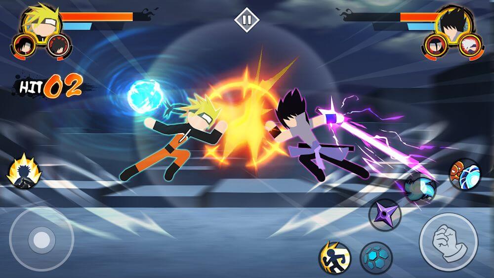 Stickman Ninja - 3v3 Battle Arena, screenshot 2