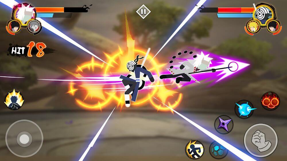 Stickman Ninja - 3v3 Battle Arena, screenshot 3
