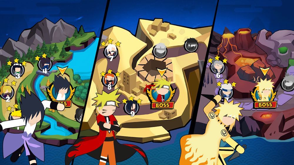 Stickman Ninja - 3v3 Battle Arena, screenshot 5