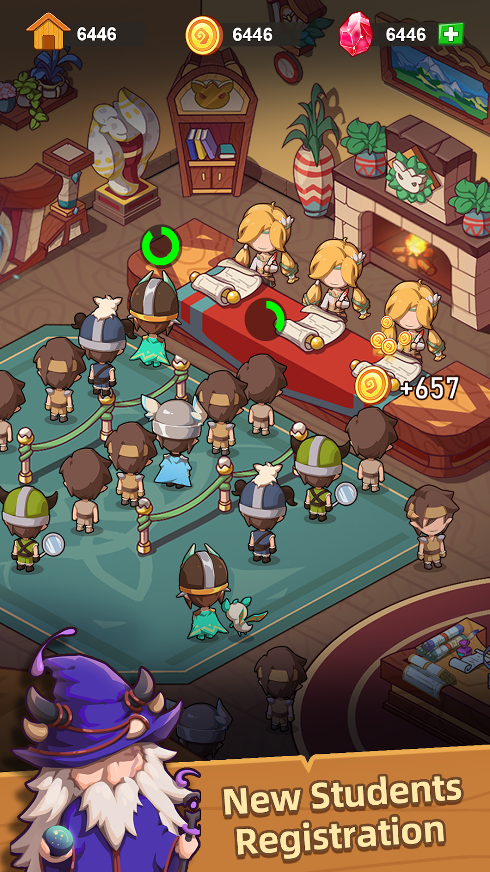 Idle Dragon School screenshot 4