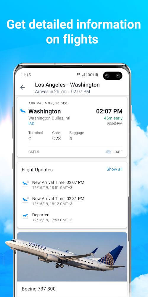 Planes Live - Flight Tracker screenshot 3
