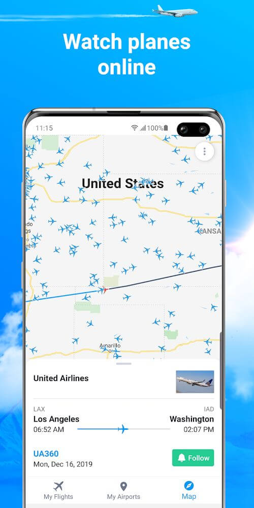 Planes Live - Flight Tracker screenshot 2