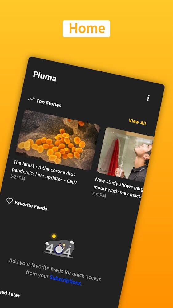 Pluma RSS Reader screenshot 2