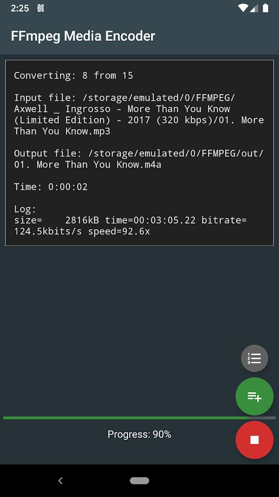FFmpeg Media Encoder screenshot 4