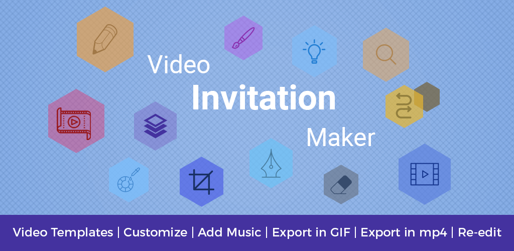 Video Invitation Maker screenshot 1
