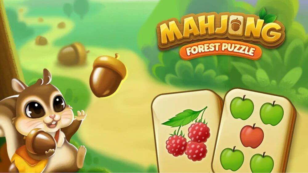 Mahjong Forest Puzzle screenshot 2