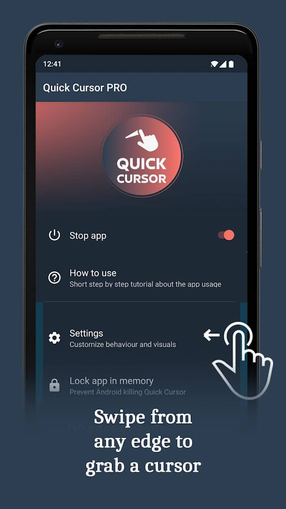 Quick Cursor: One-Handed mode screenshot 3
