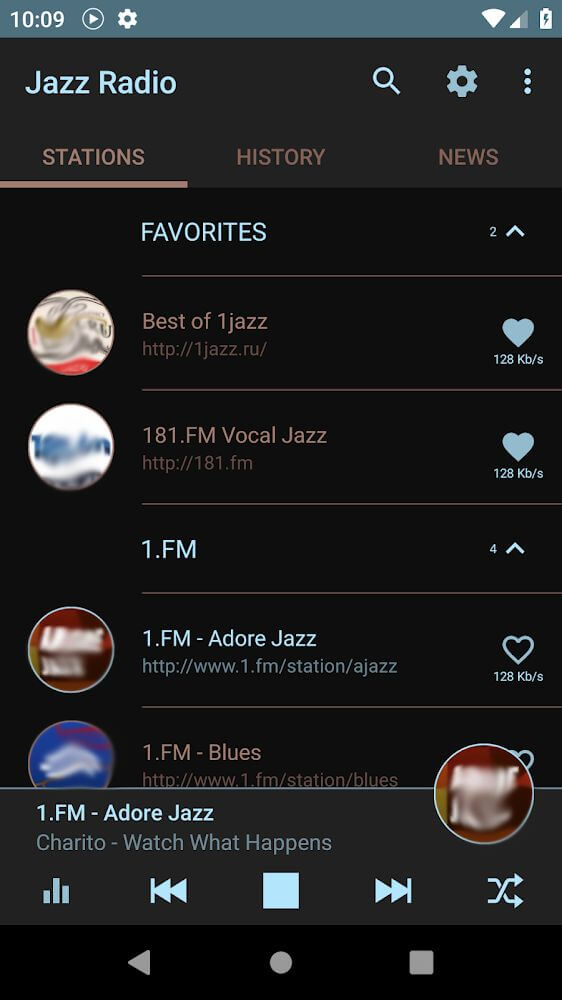 Jazz & Blues Music Radio screenshot 2