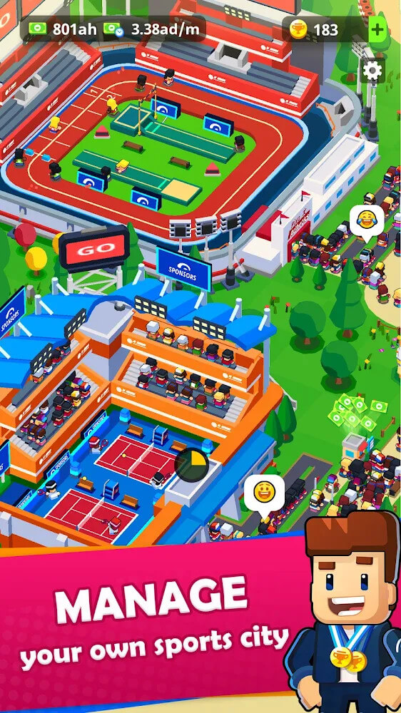 Sports City Tycoon screenshot 2