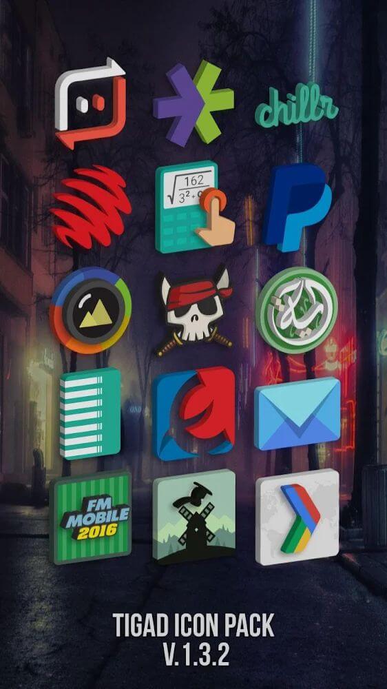 Tigad Pro Icon Pack screenshot 3