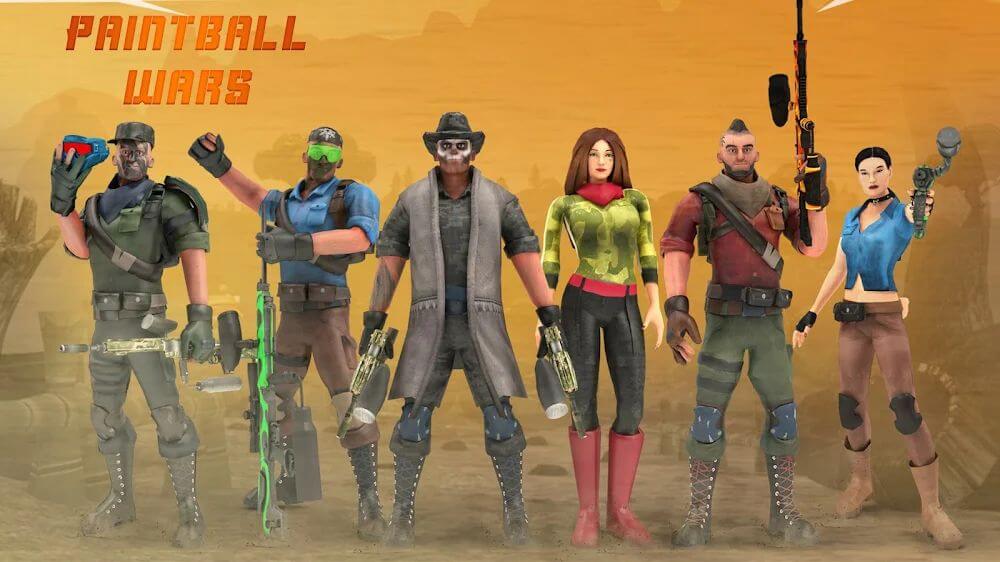 Paintball Shooting Game 3D screenshot 2