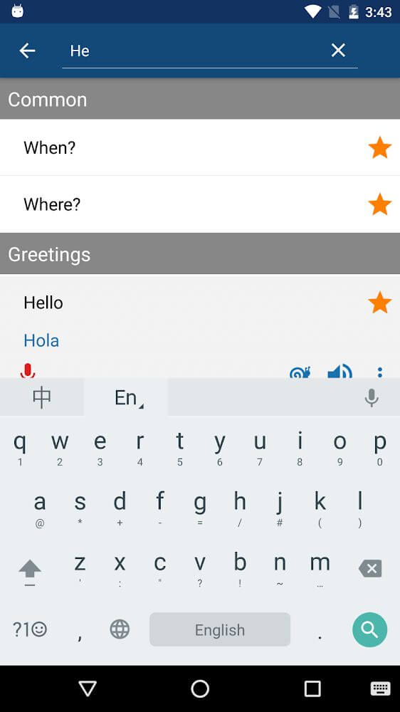Travel Phrasebook screenshot 5