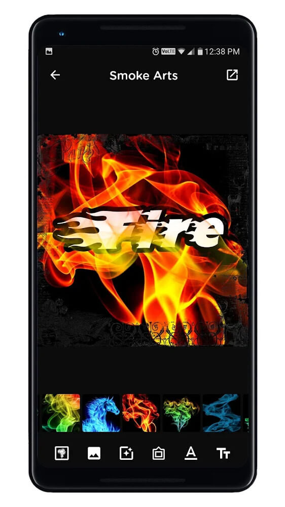 Smoke Name Art Maker screenshot 6
