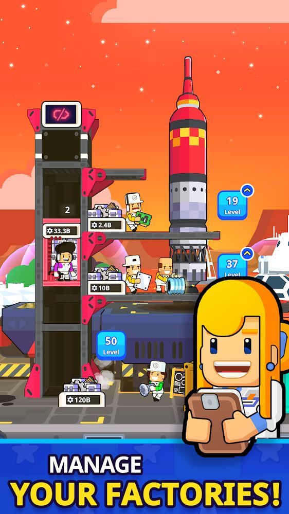 Rocket Star: Idle Tycoon Game screenshot 5