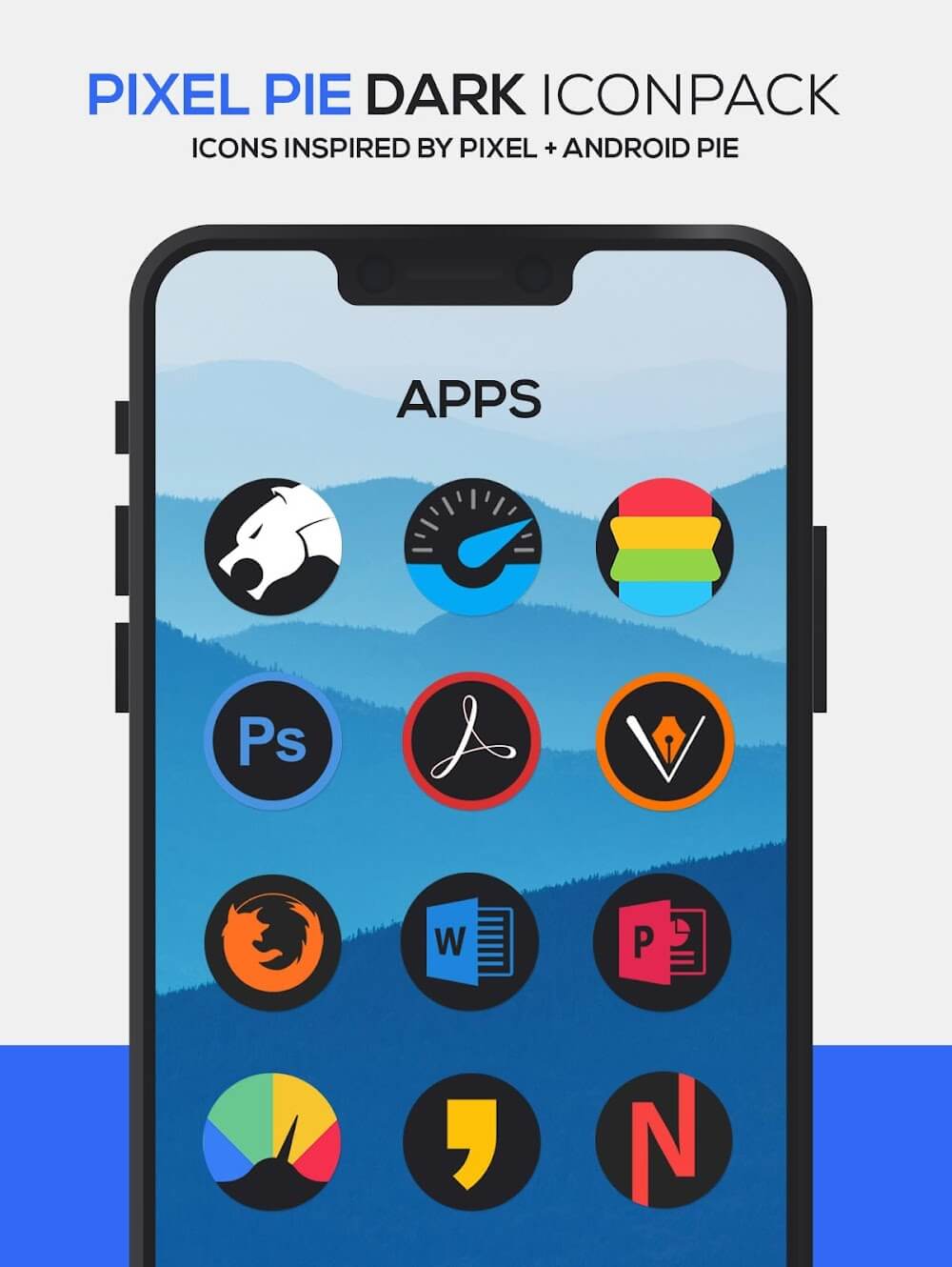 Pixel DARK Icon Pack screenshot 5