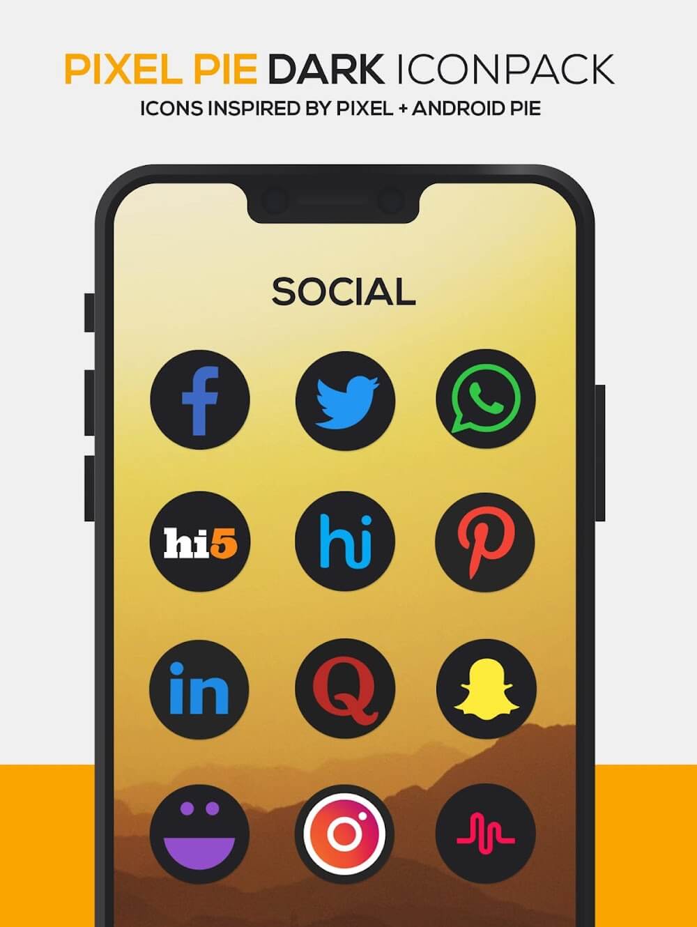 Pixel DARK Icon Pack screenshot 7