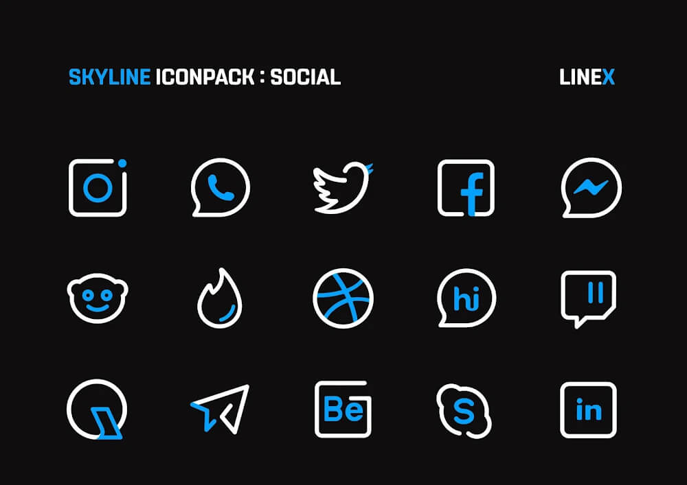 SkyLine Icon Pack screenshot 6