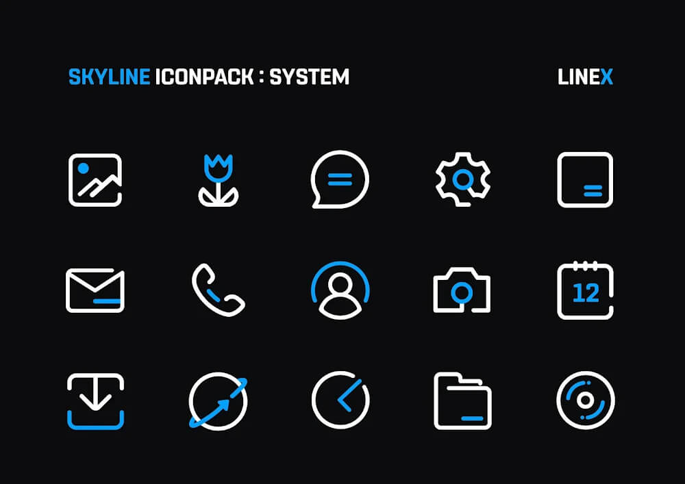 SkyLine Icon Pack screenshot 7