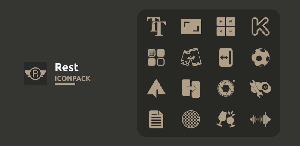 Rest icon pack screenshot 1