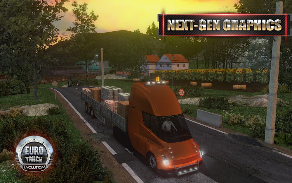 Euro Truck Evolution gameplay screenshot 2