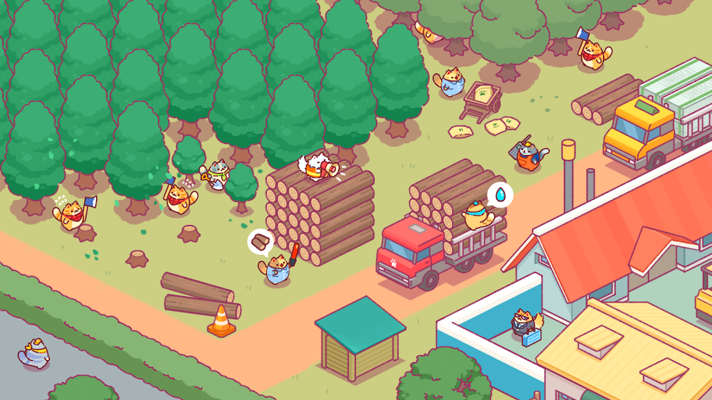 Lumbercat: Cute Idle Tycoon screenshot 5