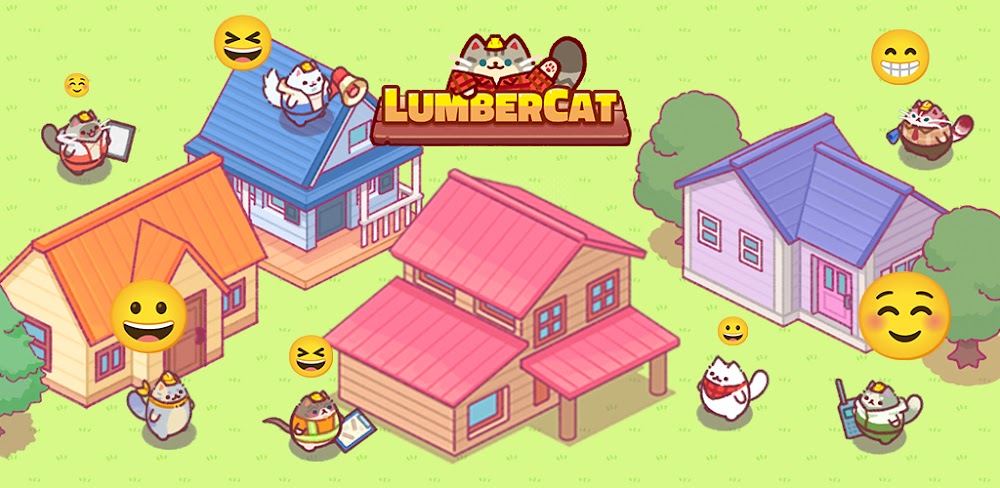 Lumbercat: Cute Idle Tycoon screenshot 1