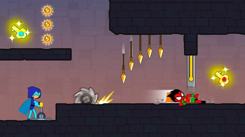 Stickman Red and Blue screenshot 3