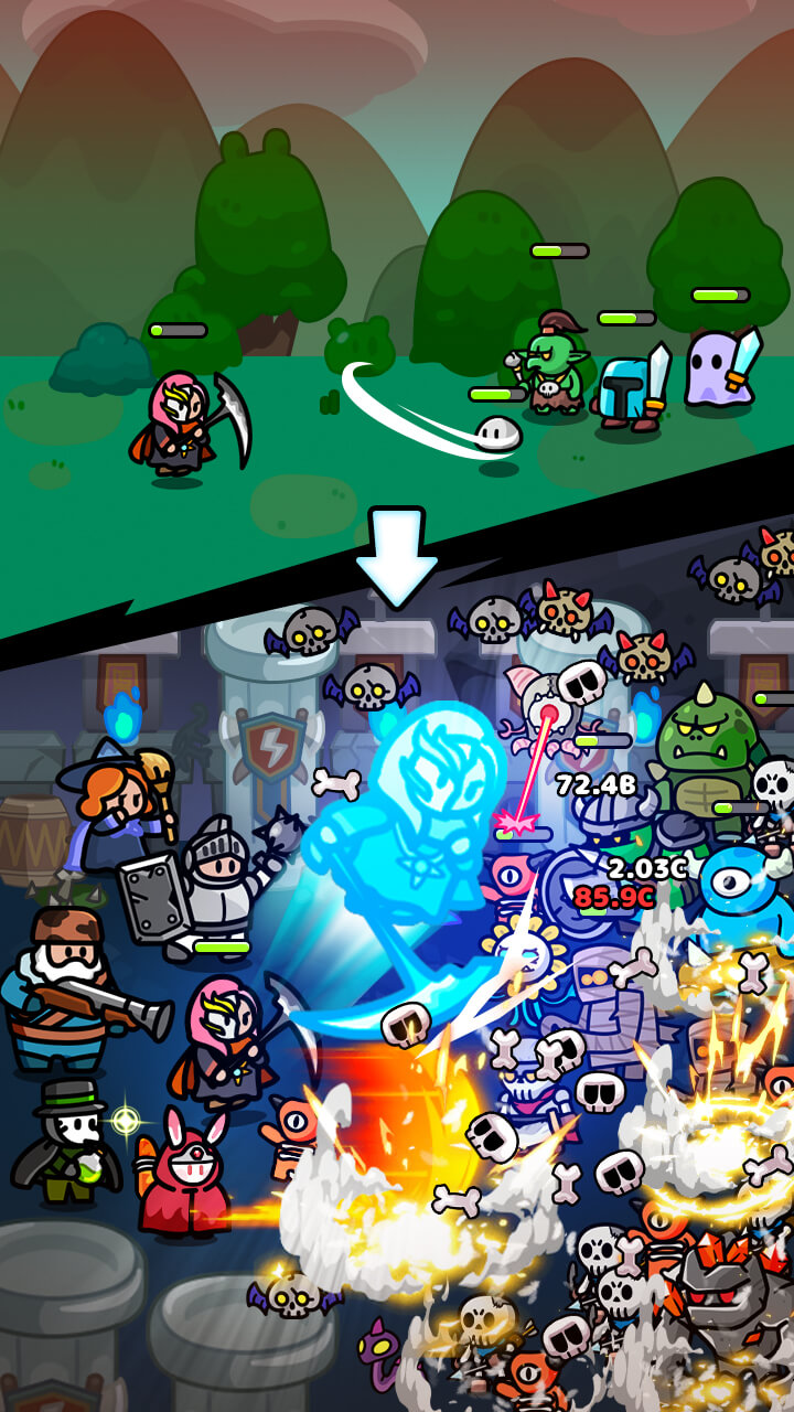 Idle Rumble Heroes screenshot 2