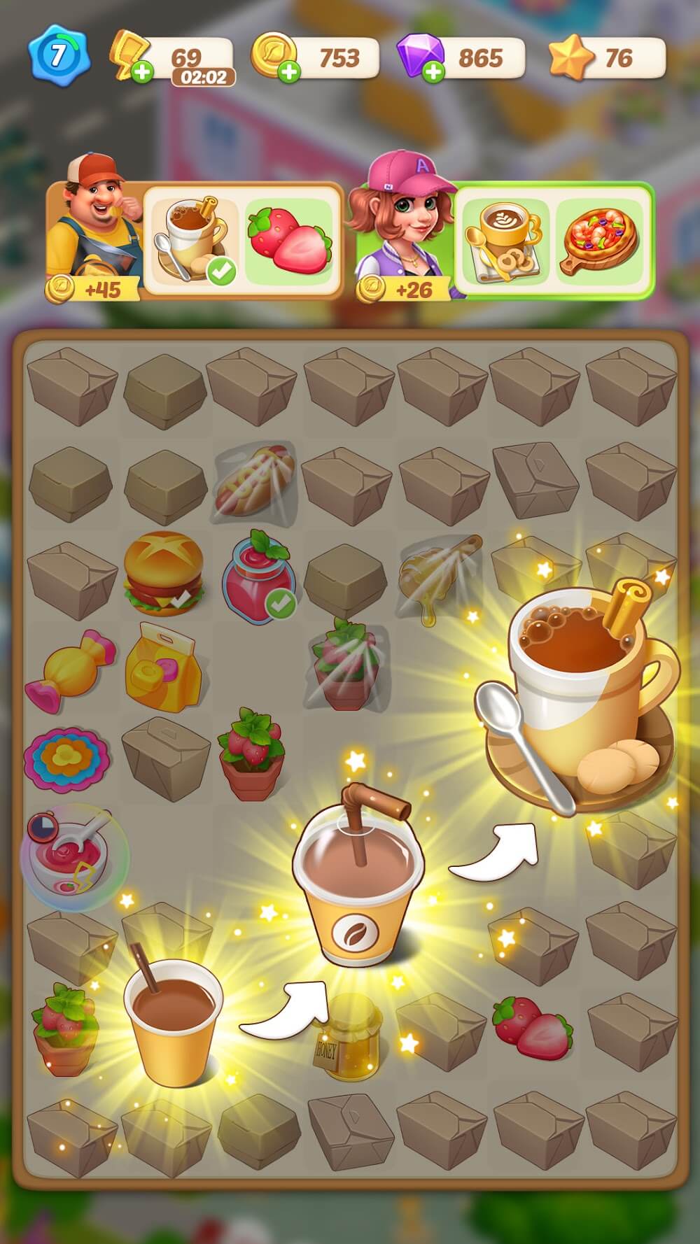 Happy Merge Cafe screenshot 4