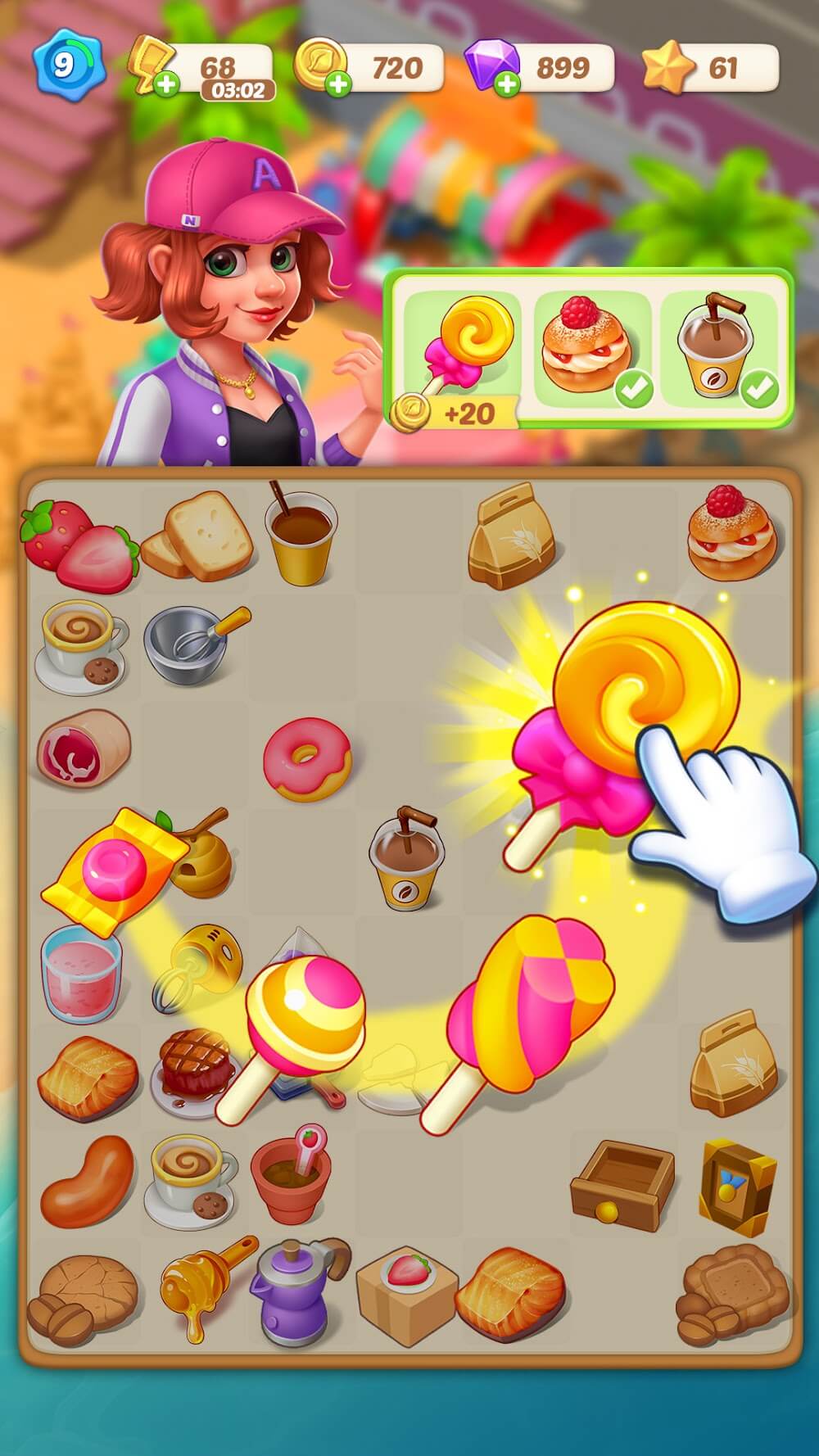 Happy Merge Cafe screenshot 3
