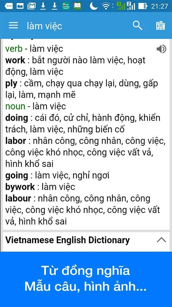 Vietnamese Dictionary Dict Box screenshot 4