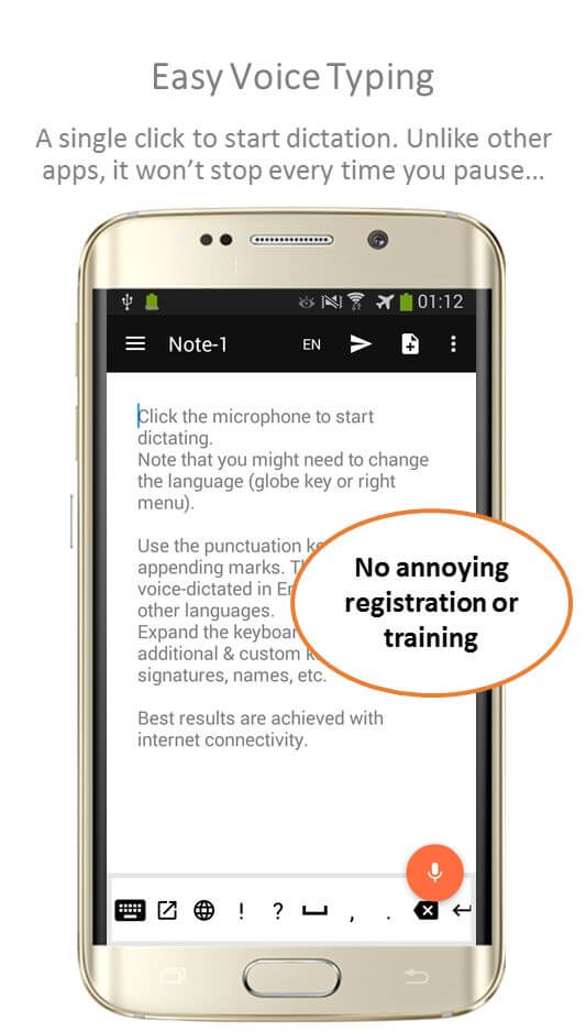 Speechnotes screenshot 2