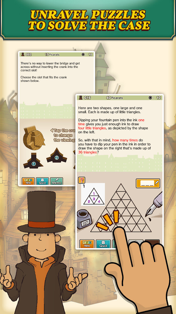 Layton: Curious Village in HD screenshot 5