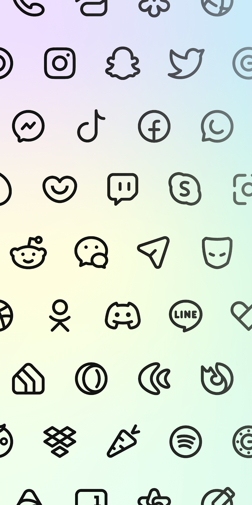 NYON DARK Icon Pack screenshot 2