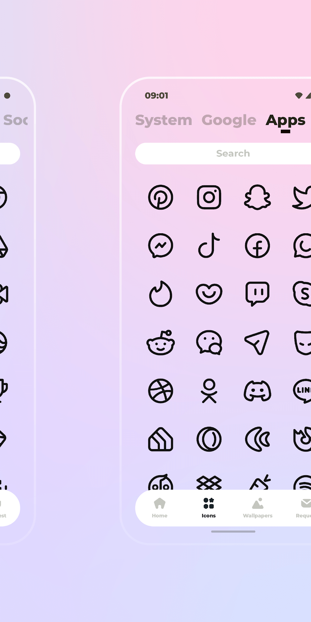 NYON DARK Icon Pack screenshot 5