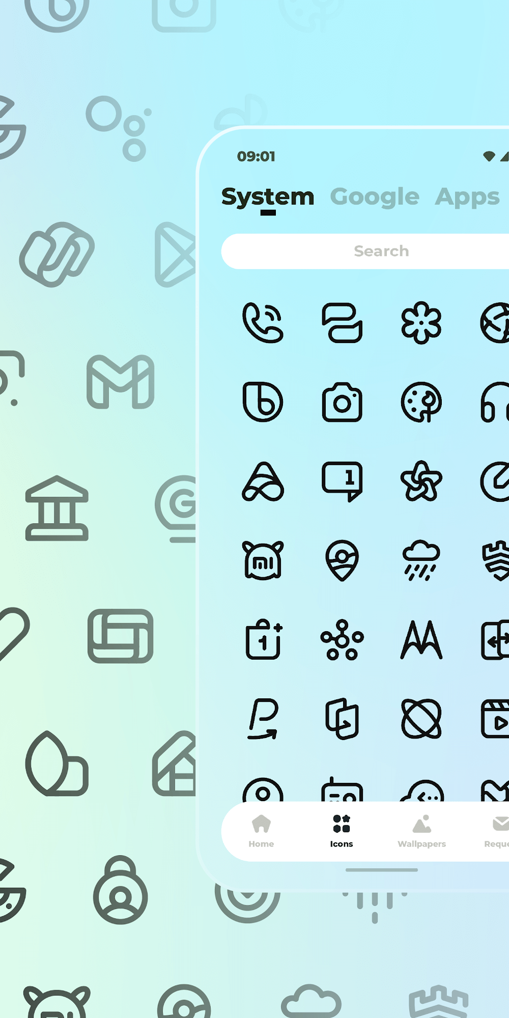 NYON DARK Icon Pack screenshot 3