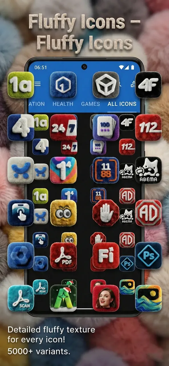 Fluffy 3D Icon Pack screenshot 6