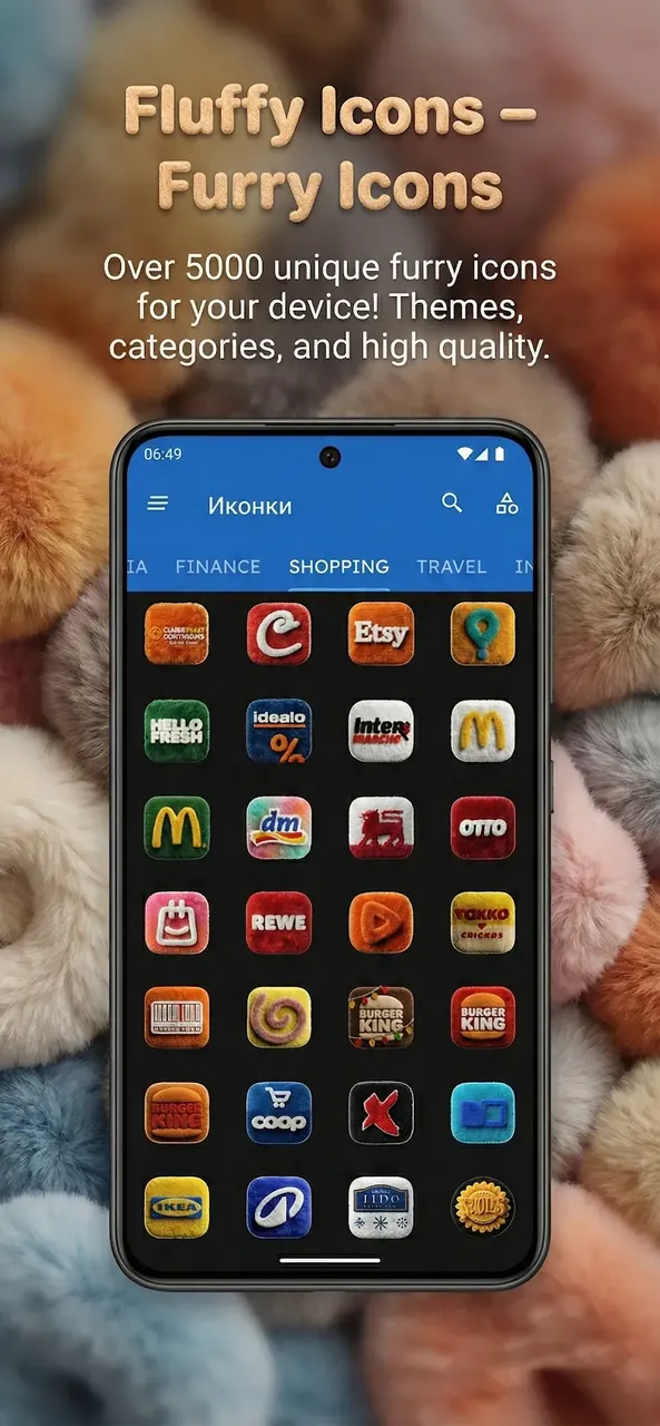 Fluffy 3D Icon Pack screenshot 2