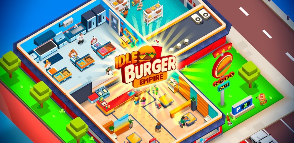 Idle Burger Empire Tycoon screenshot 1