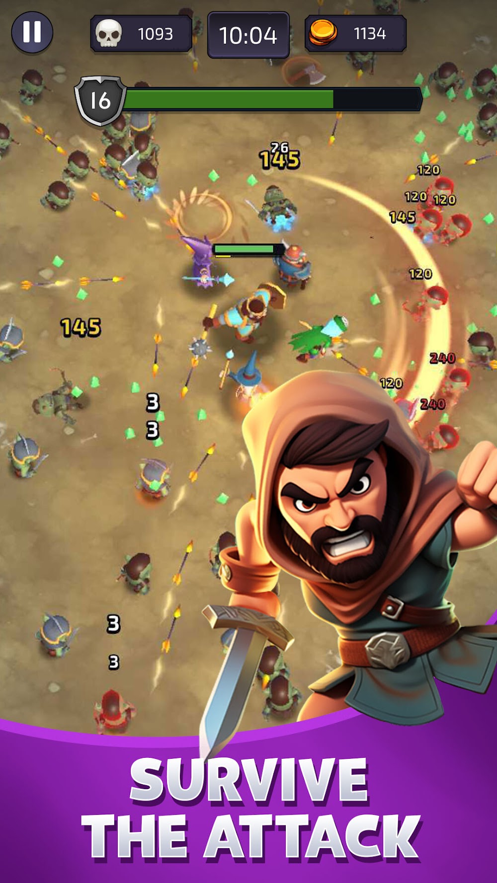 Royal Survivor: Heroes Battle screenshot 2